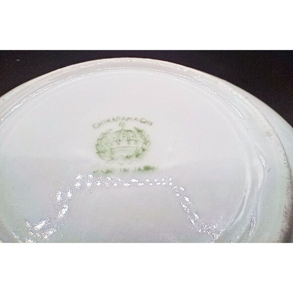 Chikaramachi Tea Cups Saucer Set Cottage Landscape Porcelain Japanese Vintage - Picture 13 of 13